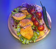 Шашлык из филе грудки индейки