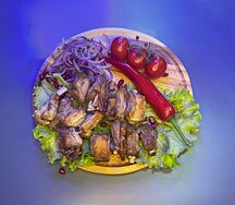 Шашлык из семечек ягнёнка