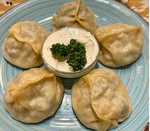 Манты с говядиной