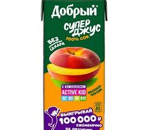 Сок Добрый яблоко-персик