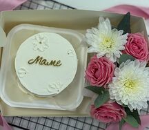 Набор Бенто-торт и цветы 