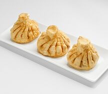 Хинкали с бараниной жареные