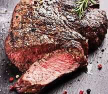 Нью-Йорк стейк с гарниром