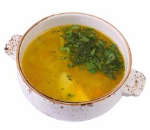 Суп-лапша куриная с яйцом