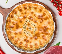Пирог из говядины и баранины