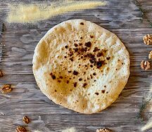 Фокачча с оливковым маслом и солью