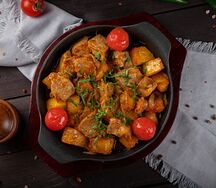 Жаркое со свининой