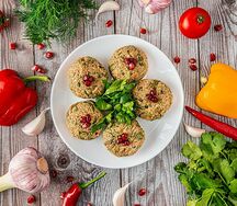 Пхали с фасолью