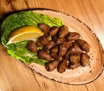 Куриное Сердце Жареное
