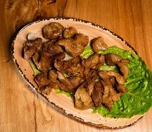 Куриные Желудочки Жареные