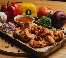 Шашлык из бедра курицы