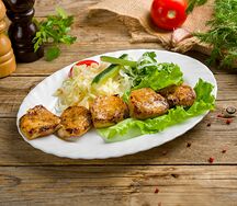 Шашлык из бараньего курдюка