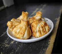 Жареные хинкали с говядиной