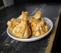 Жареные хинкали с бараниной