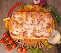 Пицца римская по-домашнему из печи