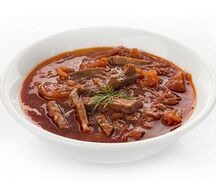 Борщ с говядиной Буханка