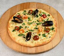 Пицца с морепродуктами
