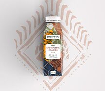 Домашний лимонад Кизил - Ревень с лаймом