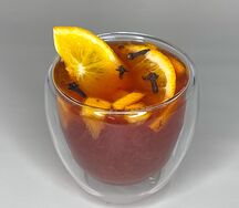 Чай пряный апельсин-вишня