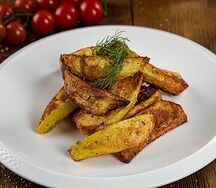 Печеный картофель с ароматными специями