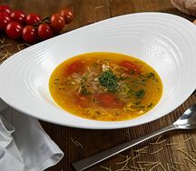 Куриный суп с лапшой и овощами