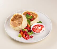 Панкейки с ягодами