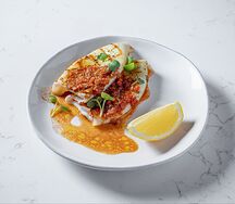 Командорский кальмар с соусом чимичурри