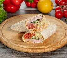 Шаурма по-итальянски с ветчиной