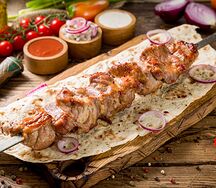 Шашлык из cвинoй шейки