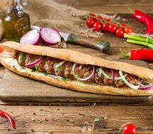 Люля бараний в хлебе