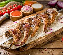 Шашлык из бараньей корейки на кости
