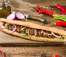 Люля говяжий в хлебе