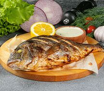 Дорадо на мангале