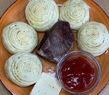 Слоёный с говядиной