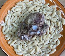 Галушки с говядиной