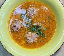 Суп тефтелевый