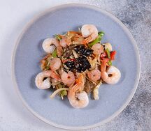 Чапче с морепродуктами