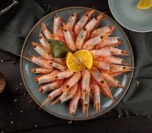 Креветки отварные