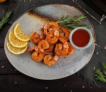 Креветки жареные