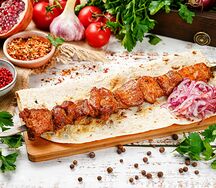 Шашлык из cвинoй шейки