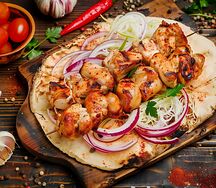 Шашлык из куриной мякоти