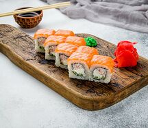 Ролл Филадельфия с крабом