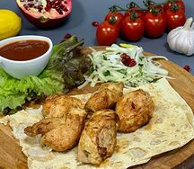 Шашлык из филе грудки курицы