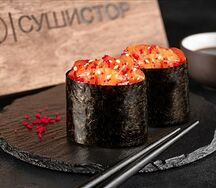 Дабл Салмон по гункан