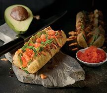 Asia Хот Дог с лососем