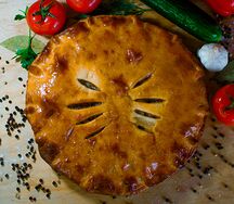 Пирог с мясом говядины