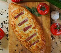 Хачапури сыр и ветчина