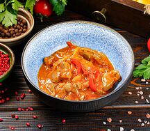 Куриные желудочки в соусе