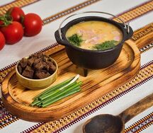 Суп Казацкий гороховый с копчёностями