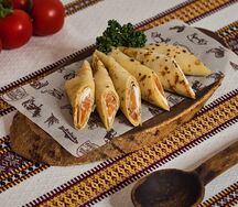 Блины с сёмгой